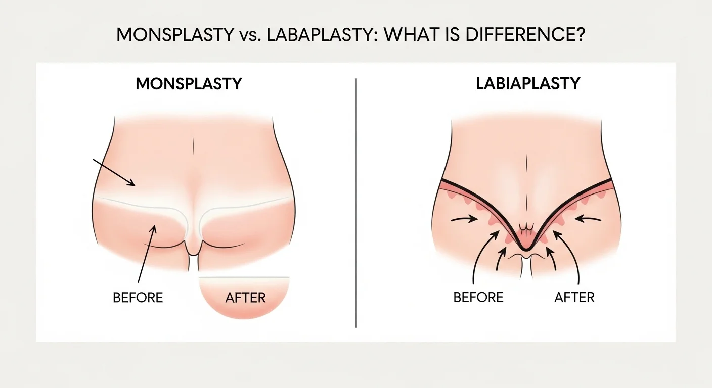 Monsplasty vs Labiaplasty: What Is the Difference?
