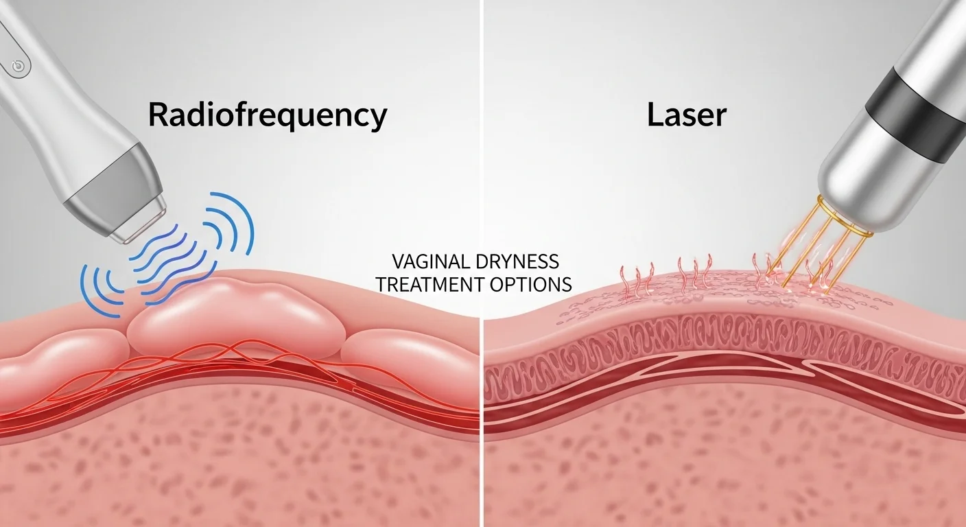 Radiofrequency vs Laser for Vaginal Dryness